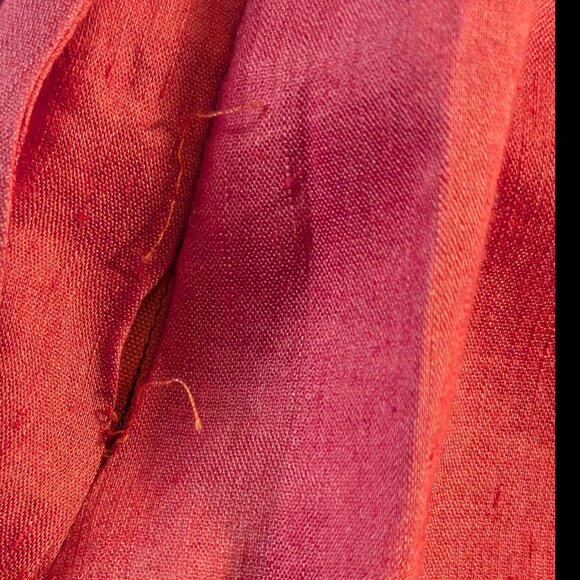 MaxMara Weekend dress, sleeveless linen and silk, dusty red, sz8 - Picture 14 of 15